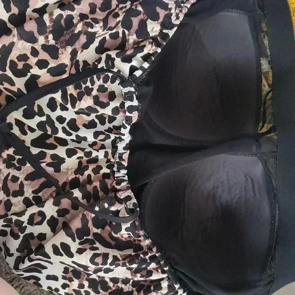 Tankini Leopard Haltertop Plussize 20 Slimming - Picture 5 of 5